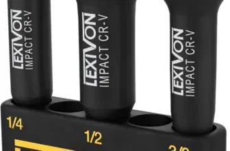 LEXIVON Impact Grade Socket Adapter Set