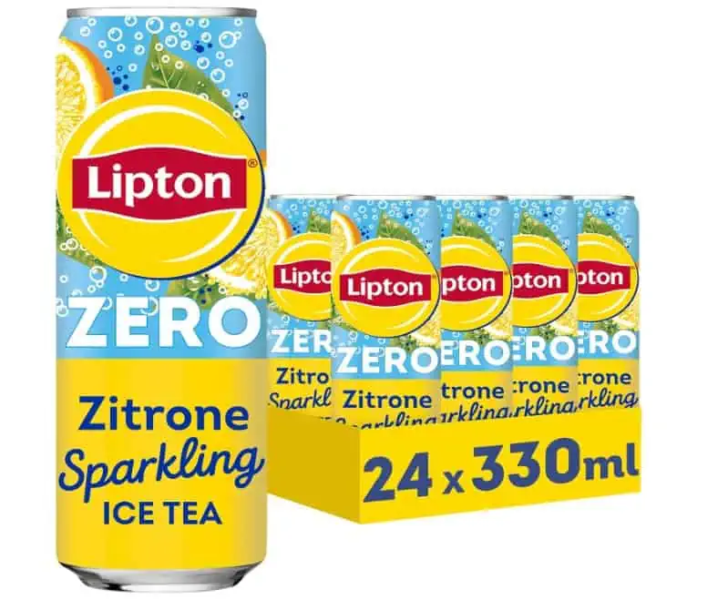 Lipton Ice Tea Sparkling Zitrone Zero (24 x 0,33ml) 🍋🥤 ab 15,20 € inkl. Prime-Versand (statt 23,76 €)