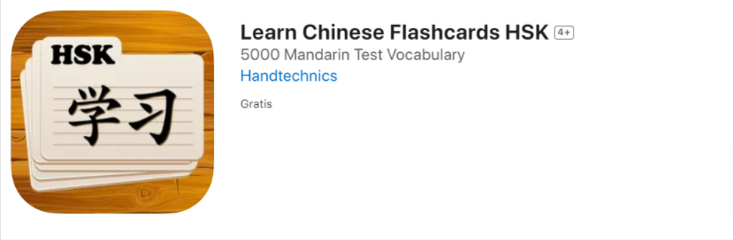 Learn Chinese Flashcards HSK gratis