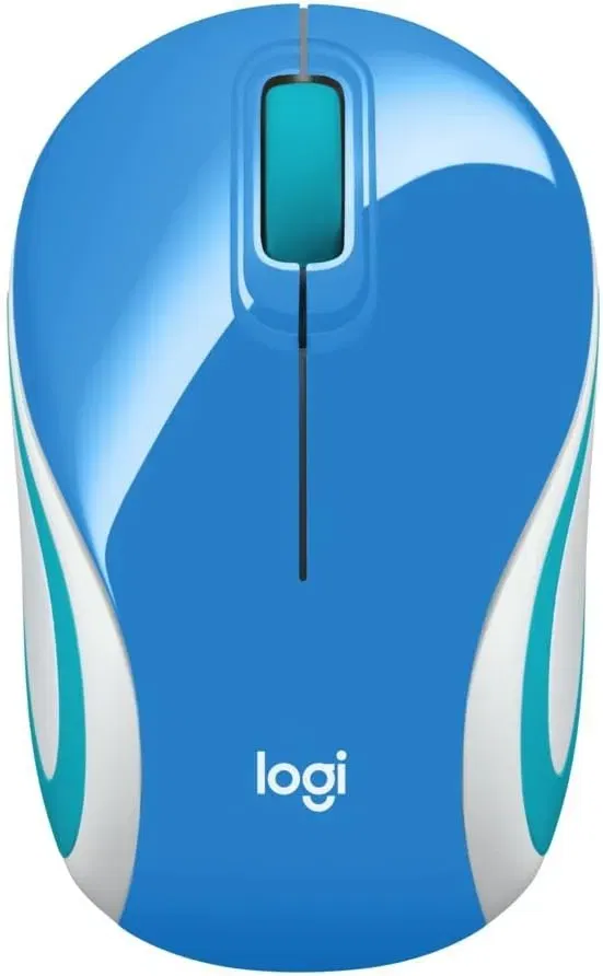 Logitech M187 Ultramobile Kabellose Maus (2.4 Ghz, In Blau)