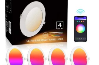 Lumary-6W-LED-Einbaustrahler-LED-Deckenstrahler-Deckenspots-Deckenleuchte-16-Millionen-Farben-Dimmbar-Weiß-2700K