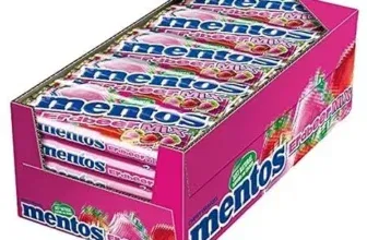 Mentos Dragees Erdbeere-Mix