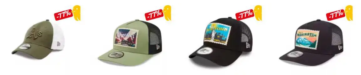 New Era Trucker Caps (7 verschiedene) ab 6,61 € zzgl. 4,99 € Versand