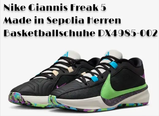 Nike Giannis Freak 5 Herren Basketballschuhe DX4985-002 (Gr. 36 bis 47,5) für 94,47 € inkl. Versand