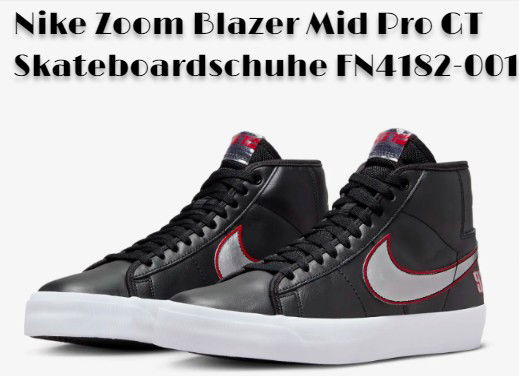 Nike Zoom Blazer Mid Pro Gt Skateboardschuhe Fn4182-001