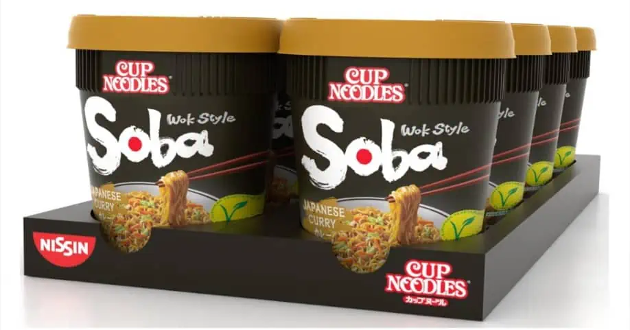 Nissin Cup Noodles Soba Cup – Japanese Curry 8er Pack (8 x 90 g) ab 9,80 € inkl. Prime-Versand