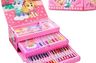 PAW PATROL Malkoffer, Malset für Kinder (Rosa)