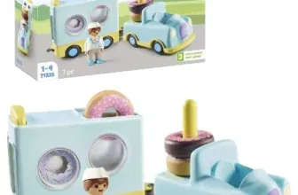 PLAYMOBIL 1.2.3 71325 Verrückter Donut Truck mit Stapel- und Sortierfunktion