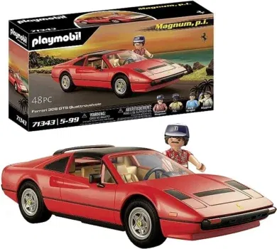 PLAYMOBIL Famous Cars 71343 Magnum P.I. Ferrari 308 GTS Quattrovalvol