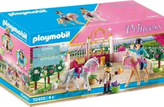 PLAYMOBIL Princess 70450 Reitunterricht im Pferdestall