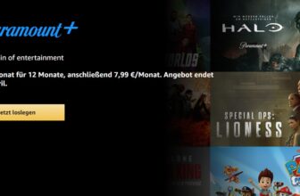 Paramount+ für 3,99 €