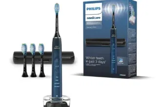 Philips Sonicare DiamondClean elektrische Zahnbürste der 9000er Serie – Schallzahnbürste (Modell HX9911 89)