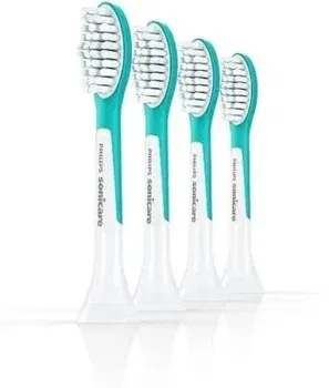 Philips Sonicare für Kinder Original Compact Schallzahnbürstenköpfe 4er Pack HX6044 33