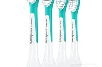 Philips Sonicare für Kinder Original Compact Schallzahnbürstenköpfe 4er Pack HX6044 33