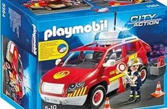 Playmobil City Action 5364 - Brandmeisterfahrzeug mit Licht und Sound