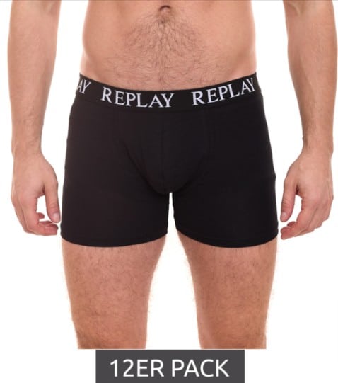 Replay Herren Retro Boxershorts 12Er Pack