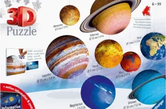 Ravensburger 3D Puzzle Planetensystem 11668 - Planeten als 3D Puzzlebälle (540-tlg.)