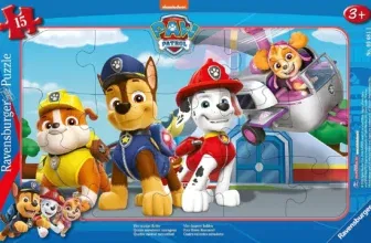 Ravensburger Kinderpuzzle 05681 - Vier mutige Retter - 15 Teile PAW Patrol Rahmenpuzzle