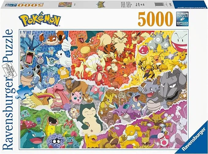 Ravensburger Puzzle 16845 Pokémon Allstars 5000 Teile