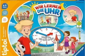 Ravensburger tiptoi Spiel 00126 - Wir lernen die Uhr