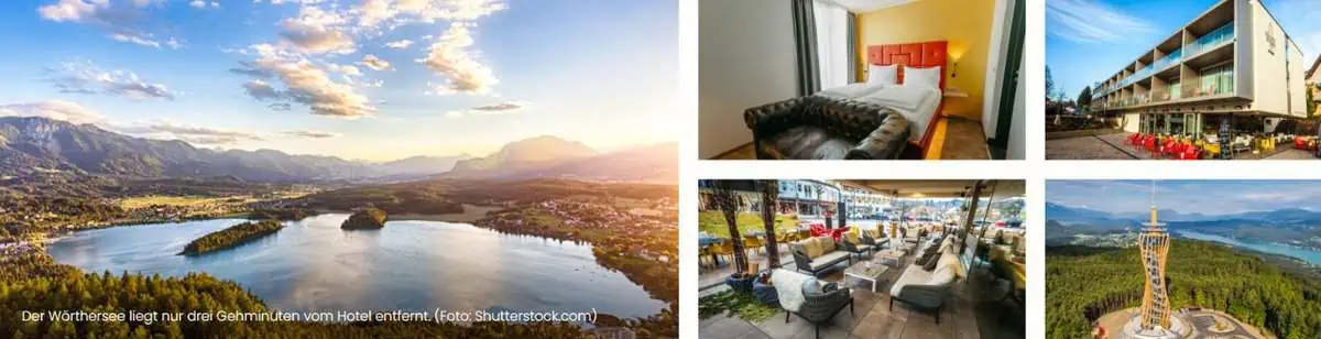 Entspannter Urlaub im Rocket Rooms Velden mit Wörthersee Plus Card 2 ÜN ab 89 € p.P.