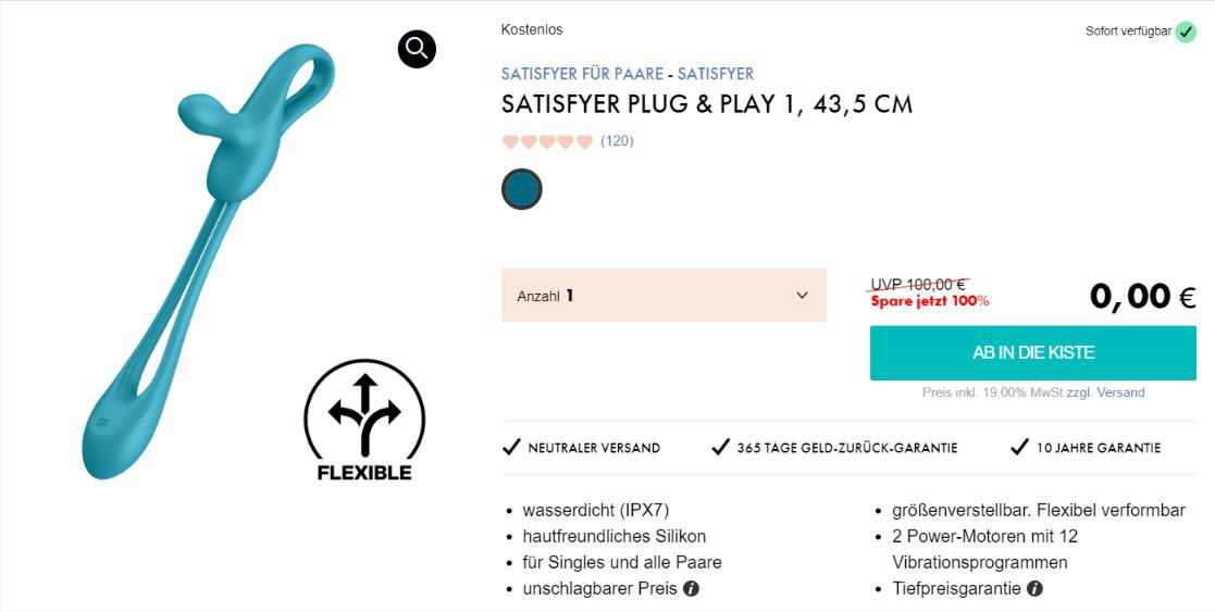 Satisfyer Plug &Amp; Play Für Paare