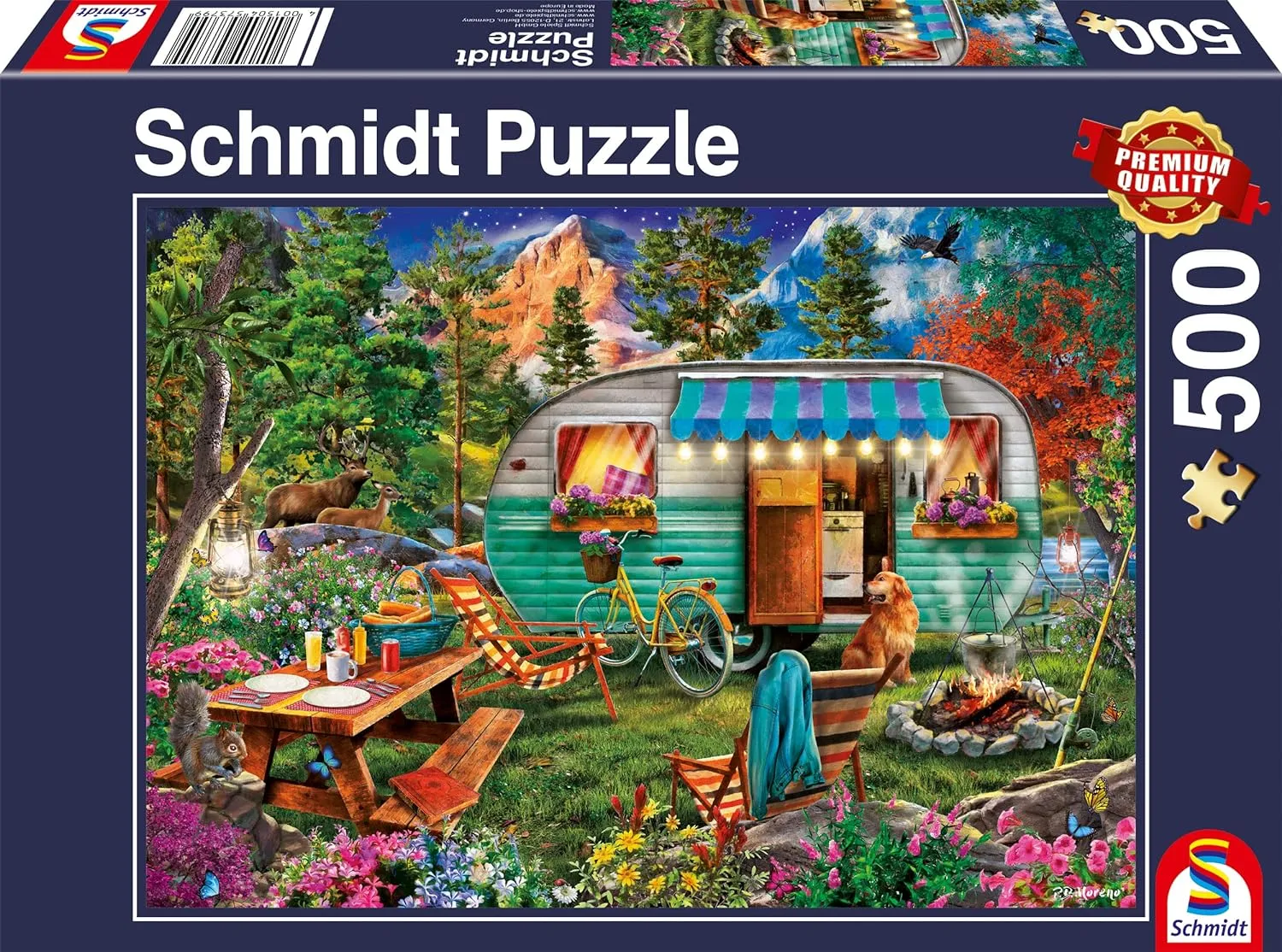 Schmidt Spiele 57379 Camper-Romantik Puzzle (500 Teile)