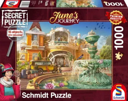 Schmidt Spiele (59973) Junes Journey Orchideenanwesen - 1.000 Teile Puzzle