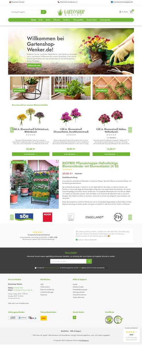 Screenshot Gartenshop-Wenker.de