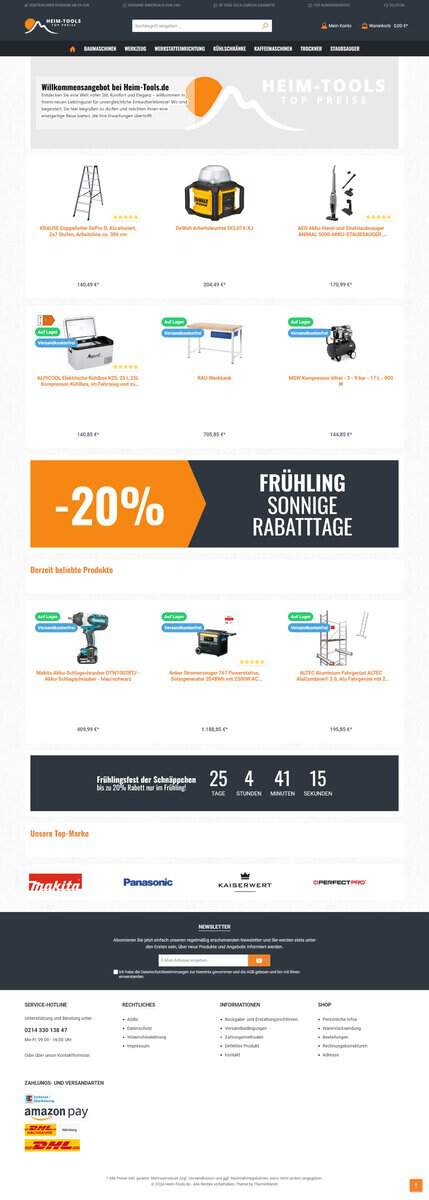 Screenshot Heim-Tools.de