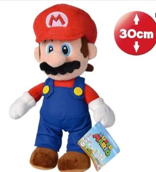 Simba-109231010-Super-Mario-Plüschfigur-30cm-kuschelweich-Nintendo-Charakter-aus-weltberühmten-Computerspiel-ab-den-ersten-Lebensmonaten-geeignet-Amazon-de-Games