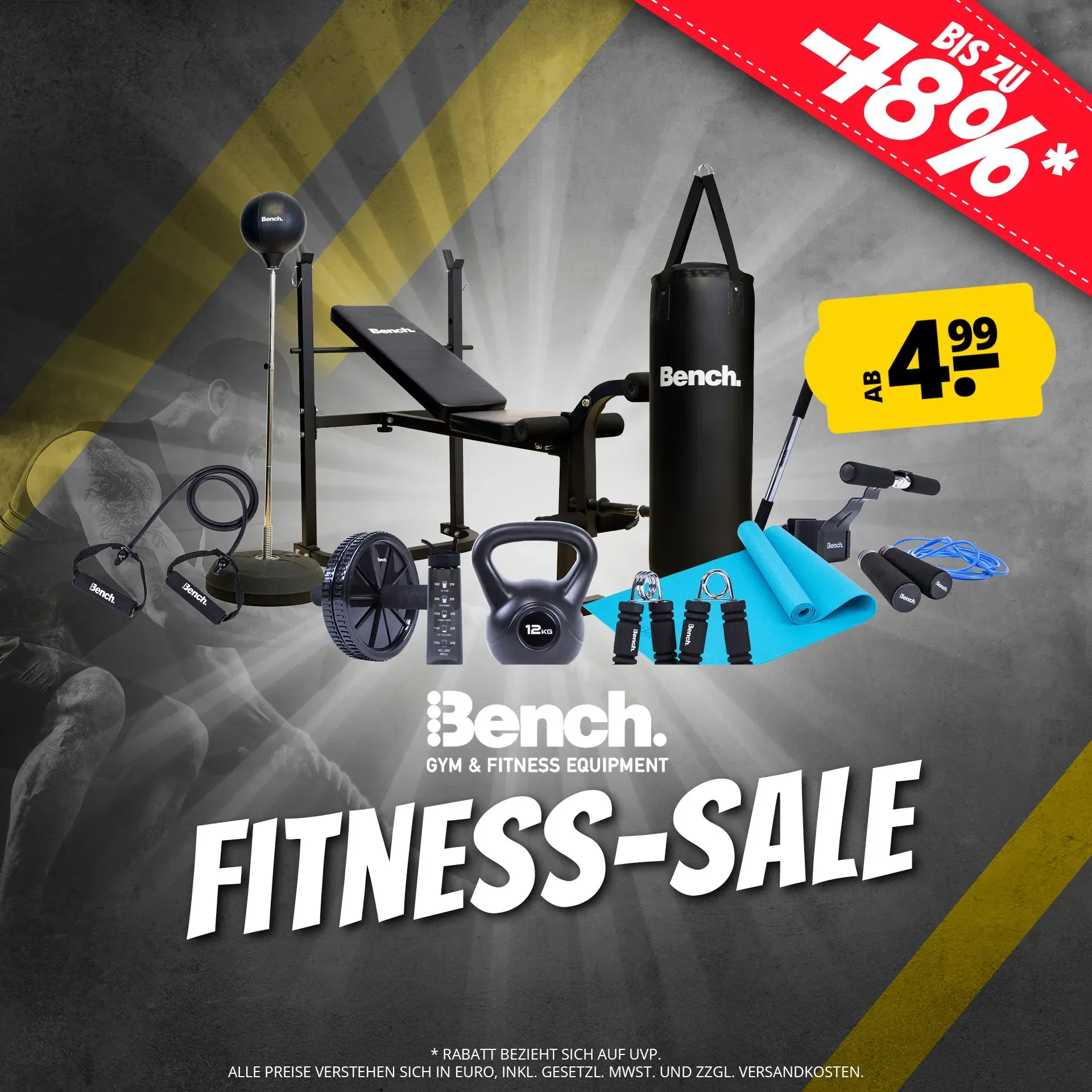 Sportspar Bench Fitness-Sale