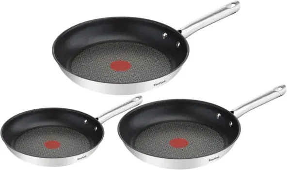 Tefal A704S3 Duetto 3-teiliges Bratpfannen-Set