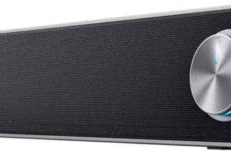 Trust Arys Soundbar (USB Betrieb, 12 W Spitzenleistung, 3,5 mm AUX Anschluss)