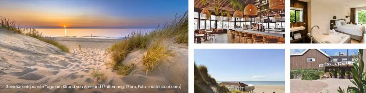 🌊 Dein Traumurlaub im Van Heeckeren Hotel auf Ameland ab 216 € für 2 Personen für 3 Nächte 🌊