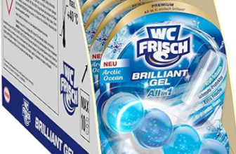 WC-Frisch-Brilliant-Gel-Arctic-Ocean-11-Stück-WC-Reiniger-Duftspüler-All-in-1-Formel-mit-Kraft-Schaum-Schmutz-Protektor-extra-Frische-und-brillantem-Glanz-Amazon-de-Drogerie-Körperpflege