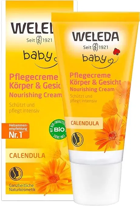 Weleda Bio Baby Calendula Pflegecreme Körper &Amp; Gesicht