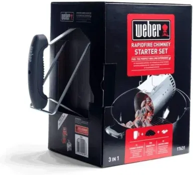 Weber 17631 Grillstarterset für Holzkohlegrills