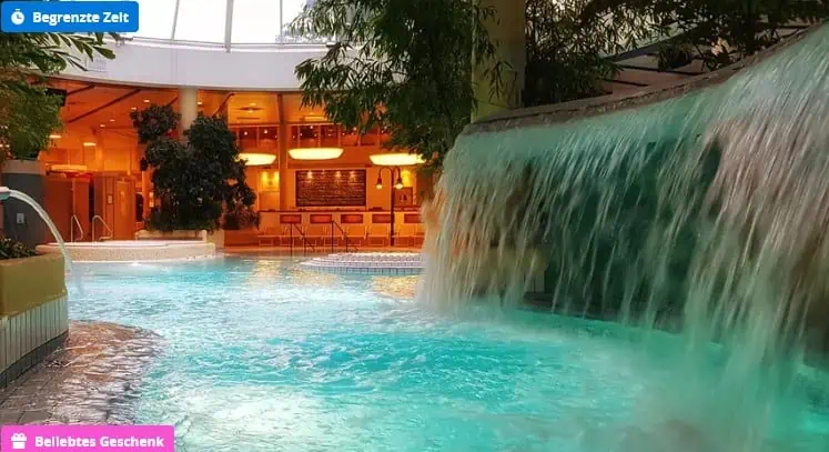 Westfalen-Therme in Bad Lippspringe 🌿💦 Tagesticket Sauna- & Wasserwelt, Waldgarten & Salinarium für 22,50 €
