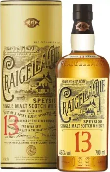 Craigellachie 13 Jahre Single Malt Scotch Whisky mit Geschenkbox 0,7l für 39,99 € inkl. Versand