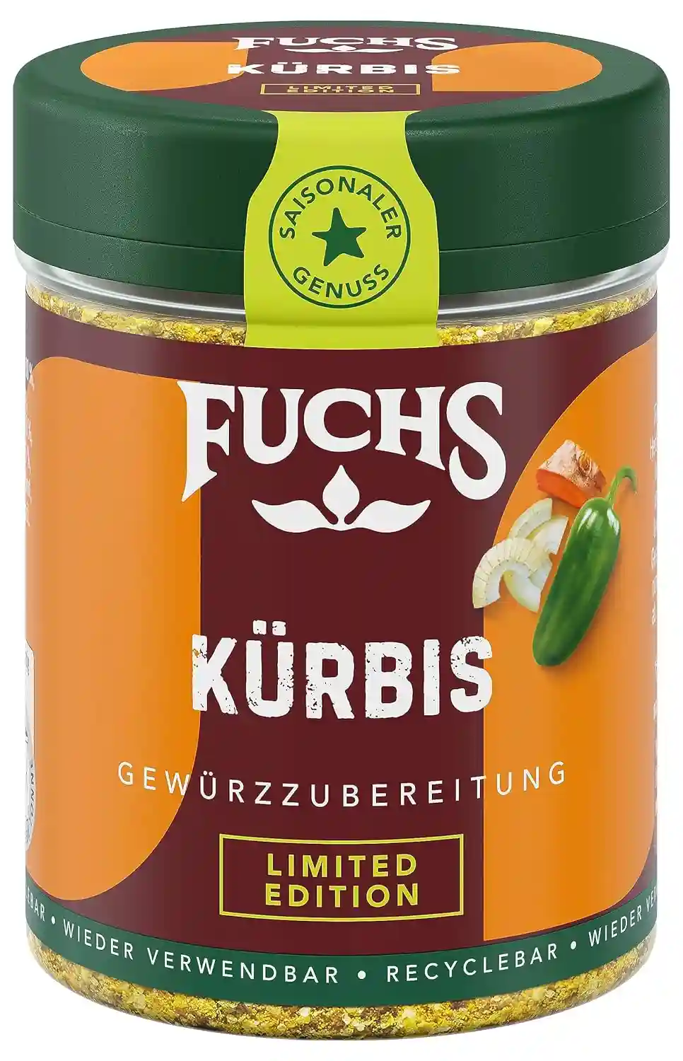 Fuchs Kürbis Gewürz 75g ab 2,22 € inkl. Prime-Versand