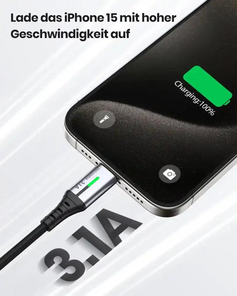 2Er Pack: Iniu Usb Auf Usb-C Kabel 2M Für 2,51 € Inkl. Versand