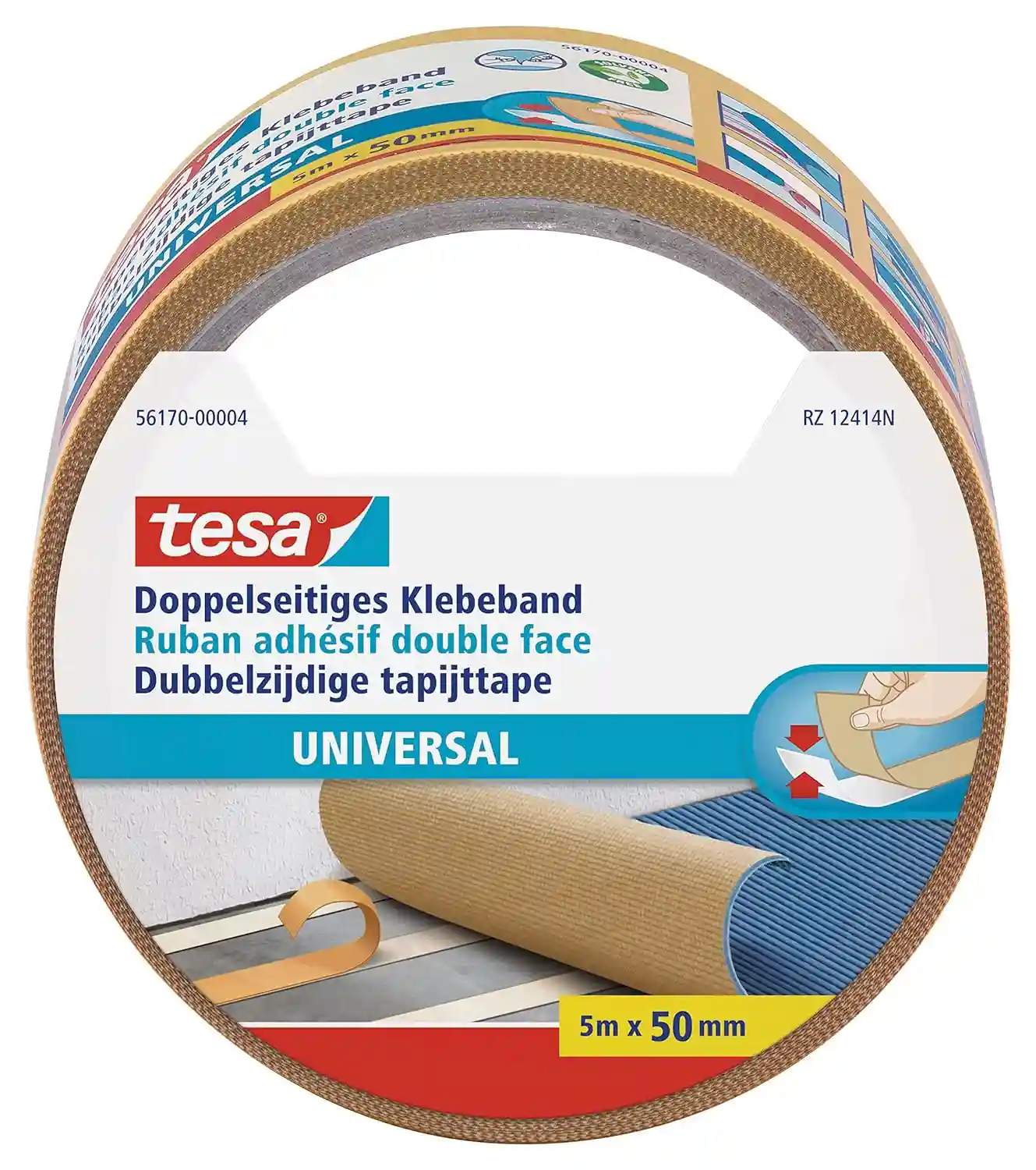 tesa Doppelseitiges Universal Klebeband 5m x 50mm für 2,35 € inkl. Prime-Versand