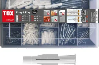 TOX Sortimentskoffer Plug und Play, 320 tlg. mit Allzweckdübel für 12,95 € inkl. Prime-Versand