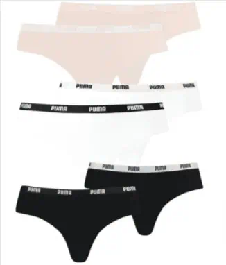 10er Pack Puma Brazilian Damen-Panties Slips Baumwolle Unterwäsche-Set für 28,21€ inkl. Versand (statt 60€)