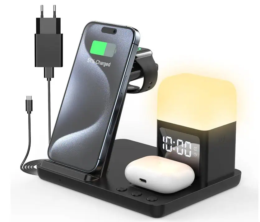 6 In 1 Ladestation für iPhone und Apple Watch für 17,99 € inkl. Prime-Versand (statt 29,99 €)