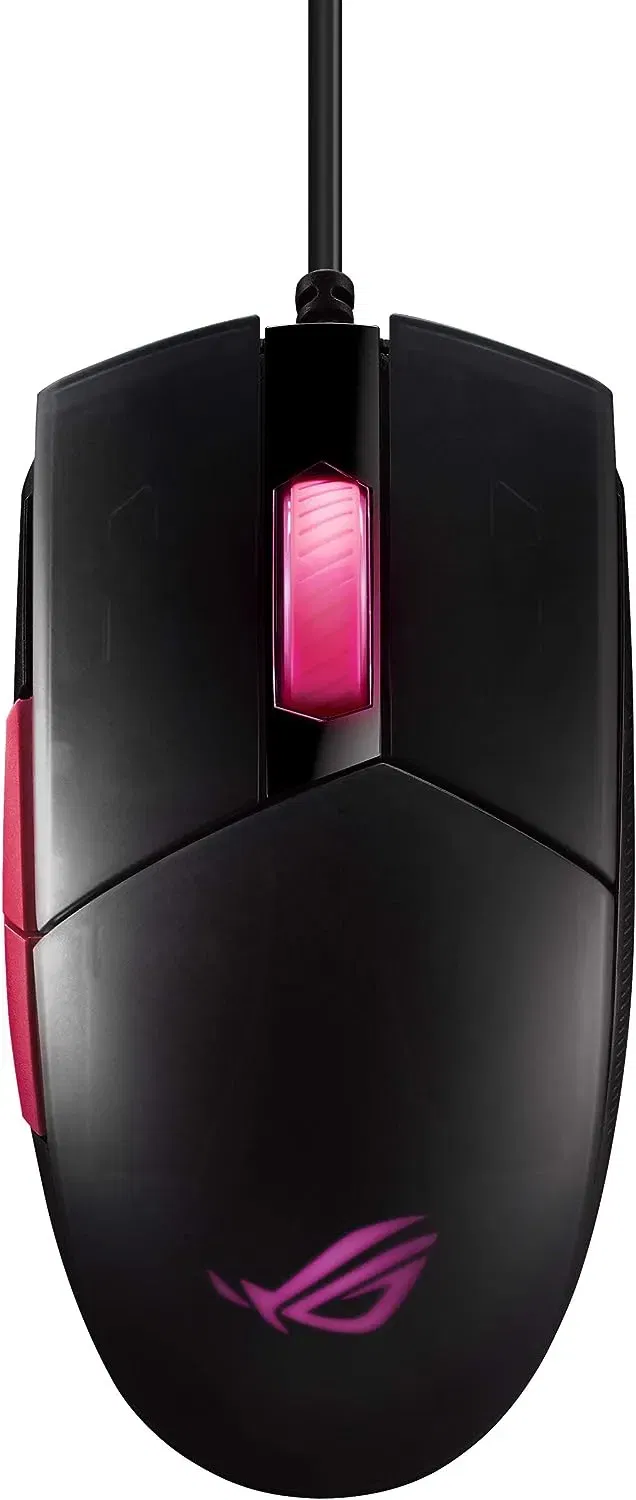 Asus Rog Strix Impact Ii Electro Punk Kabelgebundene Gaming Maus In Schwarz Pink