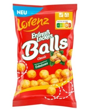 Ab 08.04.24 Lorenz Erdnusslocken Balls gratis testen