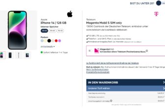 Apple iPhone 14 + Telekom Magenta Mobil S 10 GB LTE