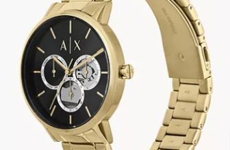 Armani-Exchange-Uhr-Multifunktionswerk-Edelstahl-goldfarben-AX2747-Watch-Station